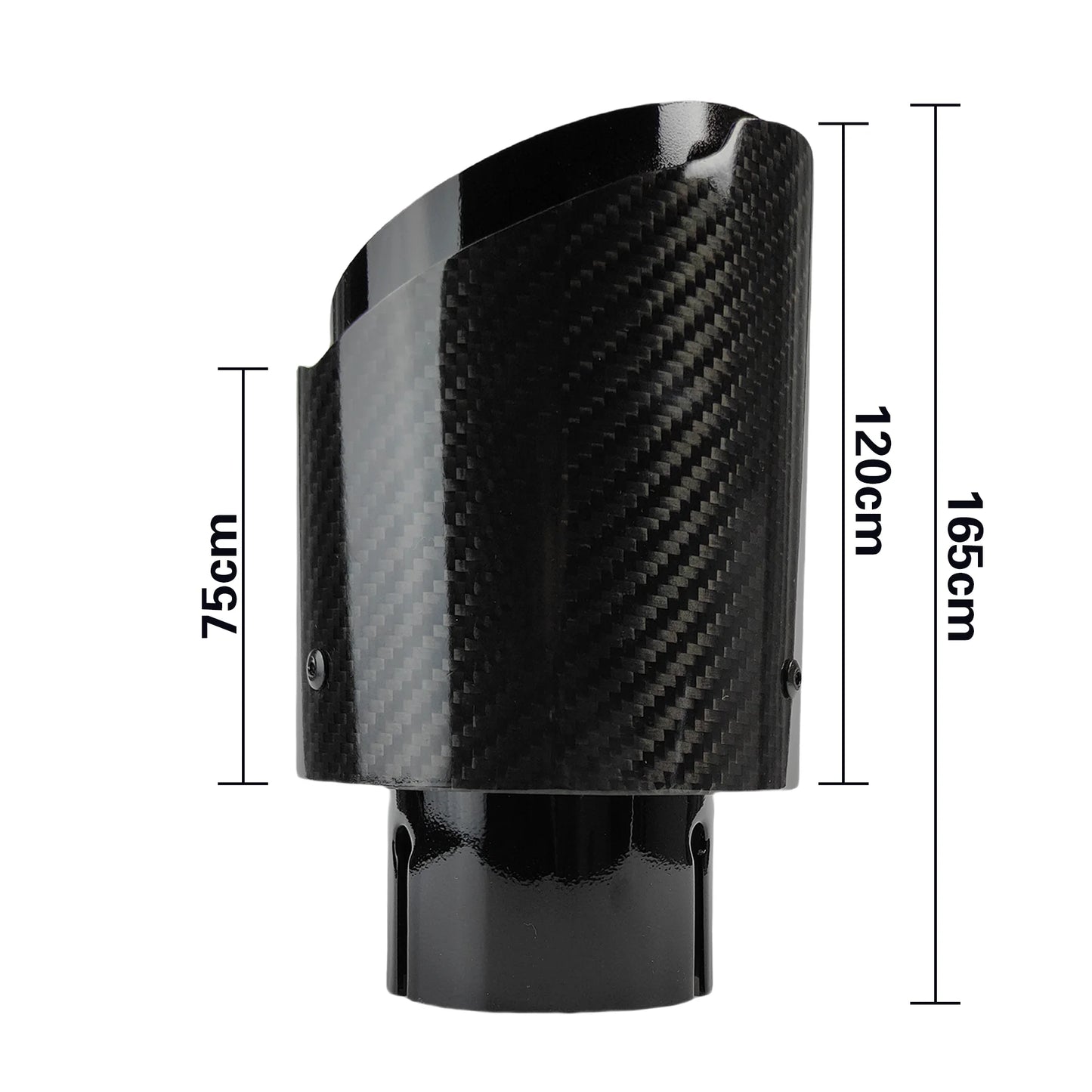 Carbon Fibre Tail Throat Stainless Steel Silencer