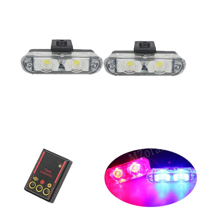 Wireless Remote flasher police lights for car