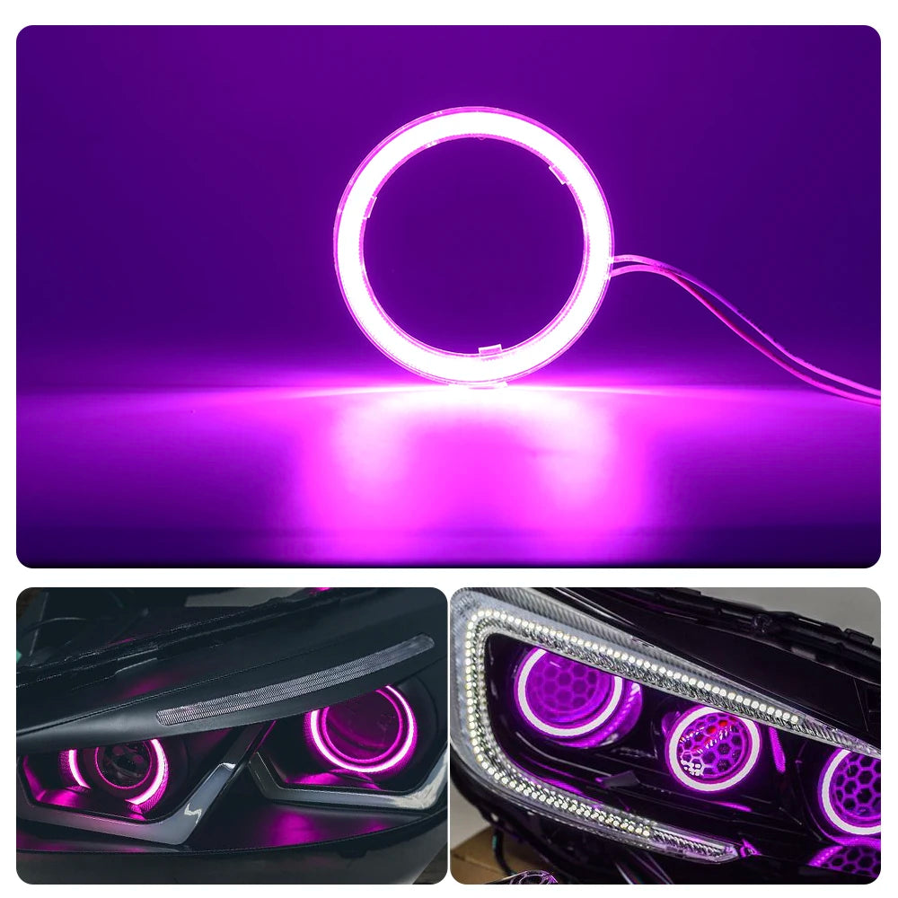 12-24V  Led  Ring Angel Eyes  70mm 80mm 90mm