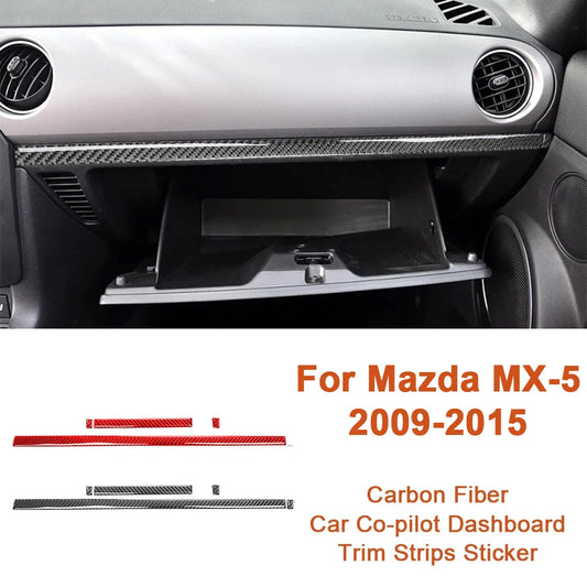 Mazda MX-5 NC 2009-2015 Car Co-pilot Dashboard Trim Strips