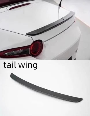 undercoat carbon fiber front & rear lip & side skirt & tail wing  for Mazda MX5