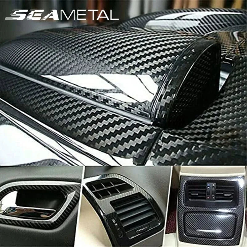 7D Carbon Fiber Car Interior Vinyl Film