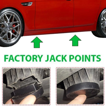 1pc Rubber Jacking Pad Black For BMW