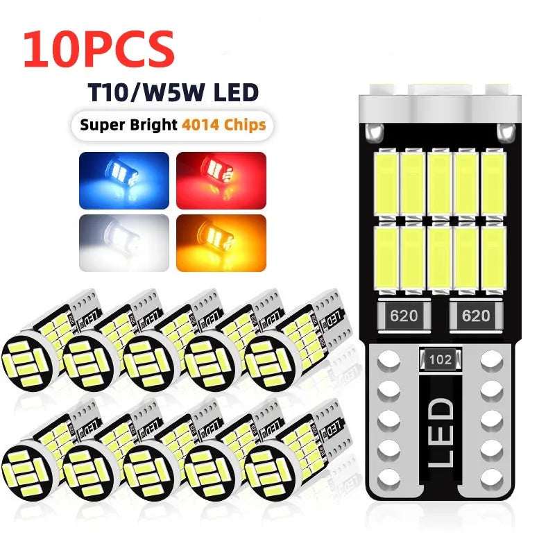 Led Canbus 2/6/10/20/30/40/50pcs T10 W5W 194 501