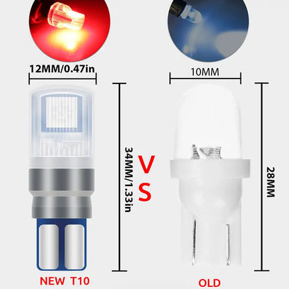 1set T10 W5W 5050 RGB 2LED remote control