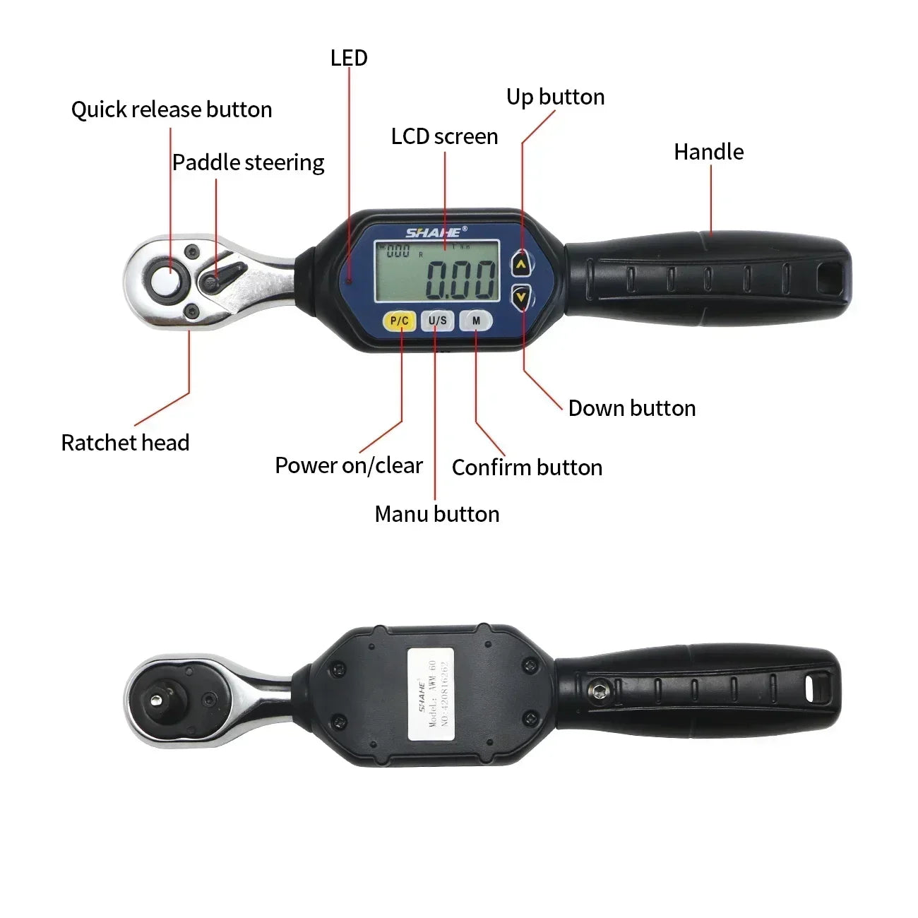 Professional Electronic Torque Wrench Digital