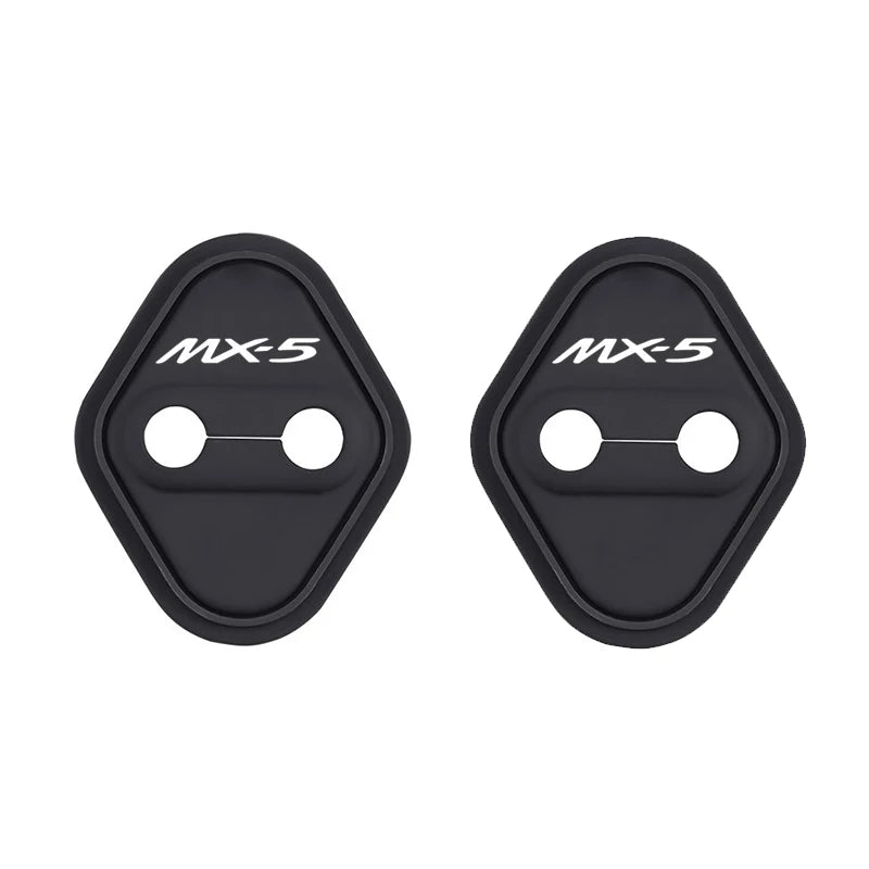 Silicone Door Lock Buckle Door Anti-collision Protective Cover for MAZDA MX-5