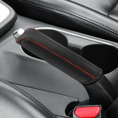 Car Leather Handbrake Cover for Mazda