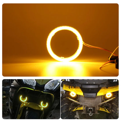 12-24V  Led  Ring Angel Eyes  70mm 80mm 90mm