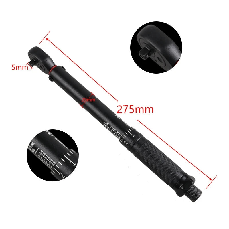 Torque Wrench 1/2'' 3/8'' 1/4'' Square Drive