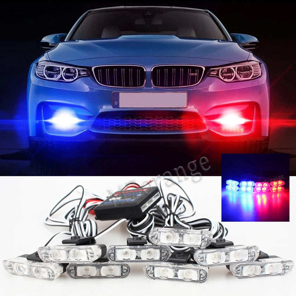 Wireless Remote flasher police lights for car