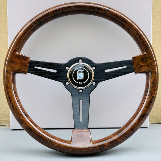 340mm Wood Film Steering Wheel ND Classic