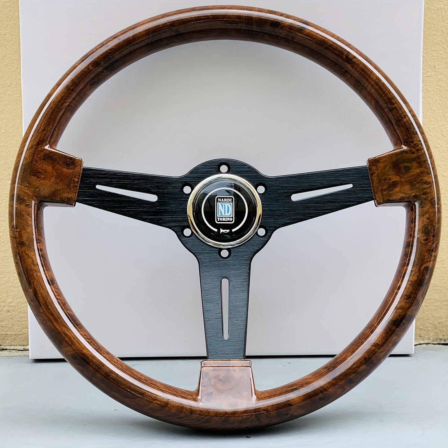 340mm Wood Film Steering Wheel ND Classic