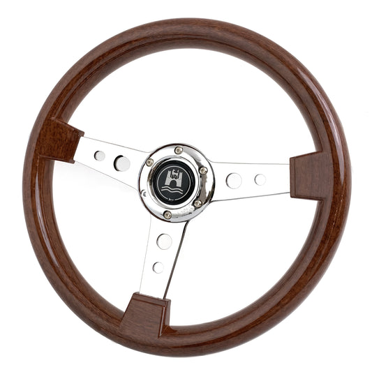 California Heritage Indy  Wood Film Steering Wheel 350mm