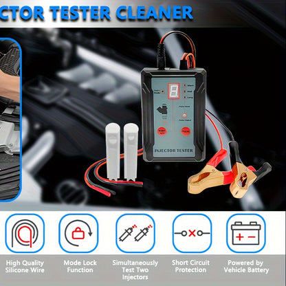 Diagnostic Tool Cleaning Kit Fuel Injection Testerr With Multiple Pulse Modes And 5V/12V Output Power Modes