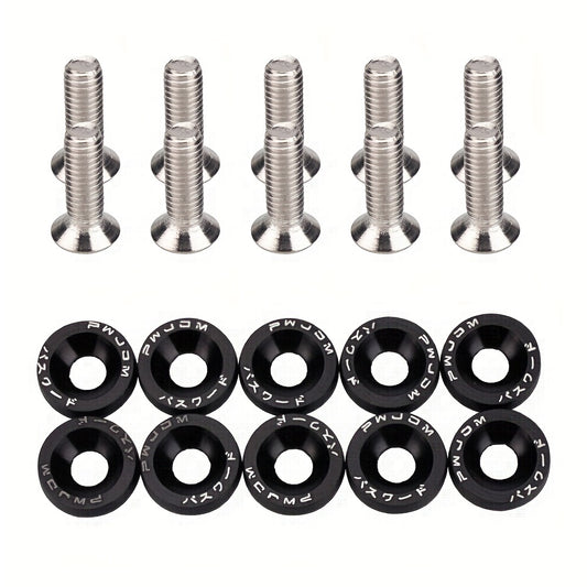 20pcs Aluminum Hexagonal Fastener For Car Modification