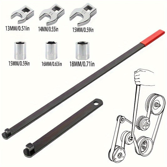 Adjustable Car Idler Pulley Tensioner Wrench with Extendable Rod