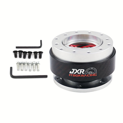 Carbon Fiber Quick Release Steering Wheel Hub Adapter Kit