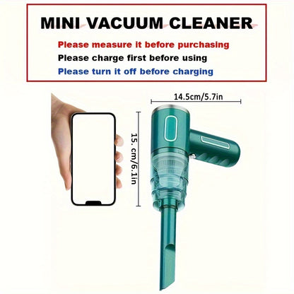 Portable Car Vacuum Cleaner USB Rechargeable